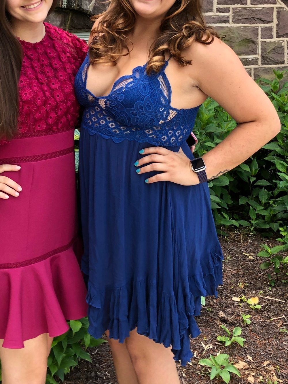 Free People Royal Blue Adella Dress - Picture 5 of 7